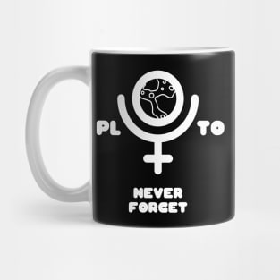 Pluto: Never Forget Mug